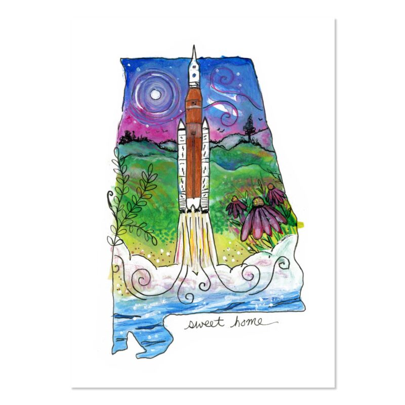 SLS Takes Flight (AL) - Original Art