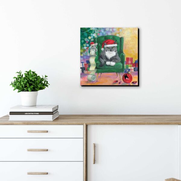 Santa Cat - Original Art