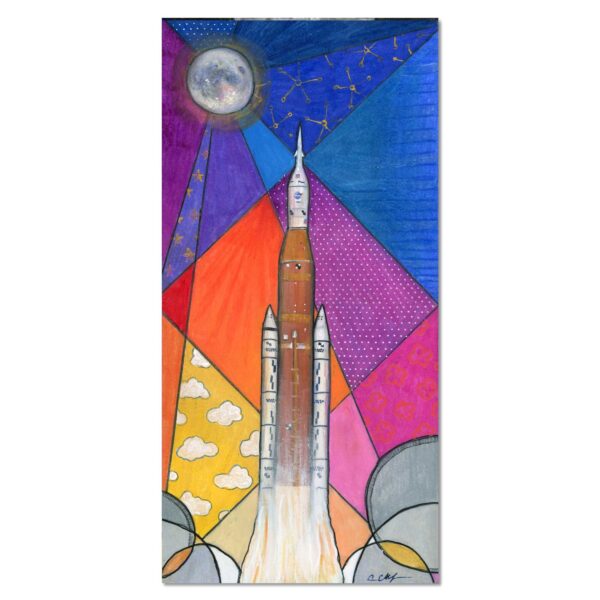 Artemis I Celebration - Art Print