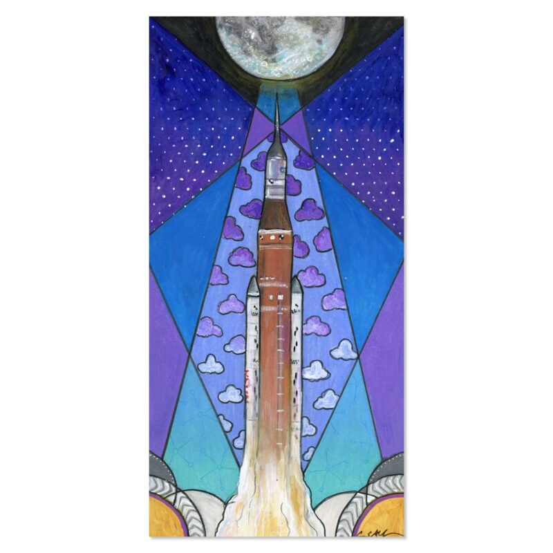 Artemis I Launch - Original Art
