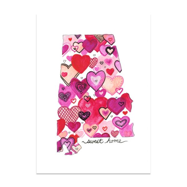 All My Love Alabama - Art Print