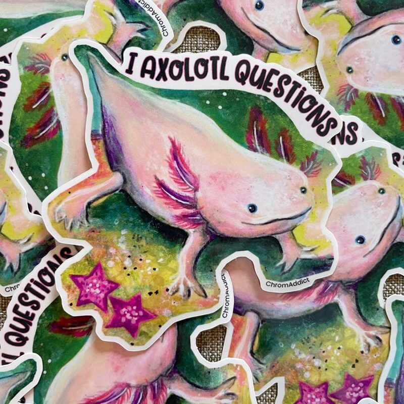 Sticker - I Axolotl Questions - Image 4