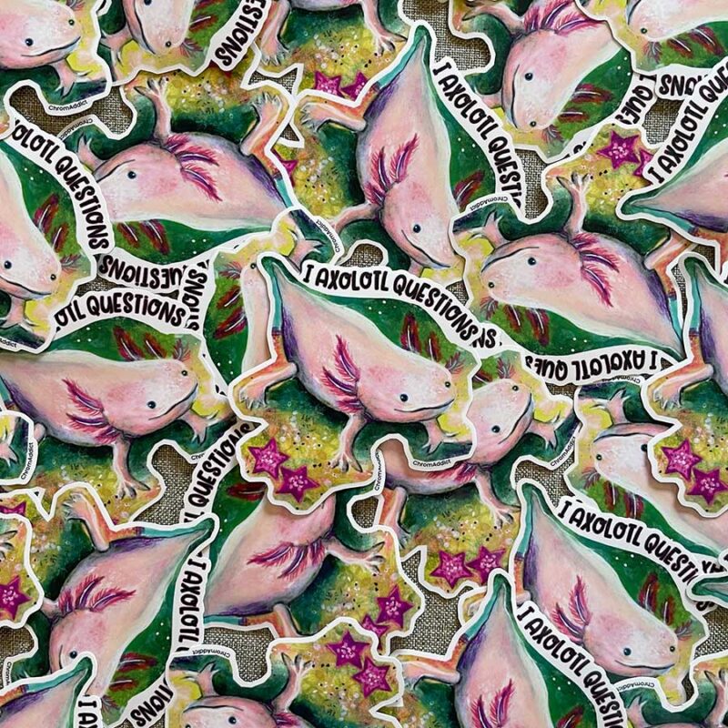 Sticker - I Axolotl Questions - Image 5