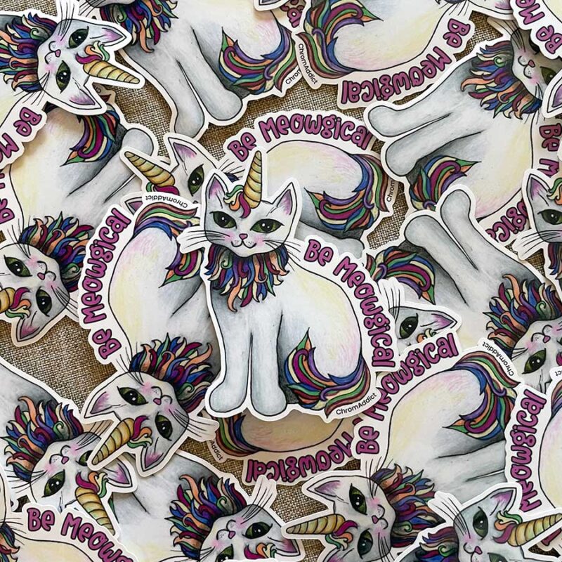 Sticker - Be Meowgical - Image 5