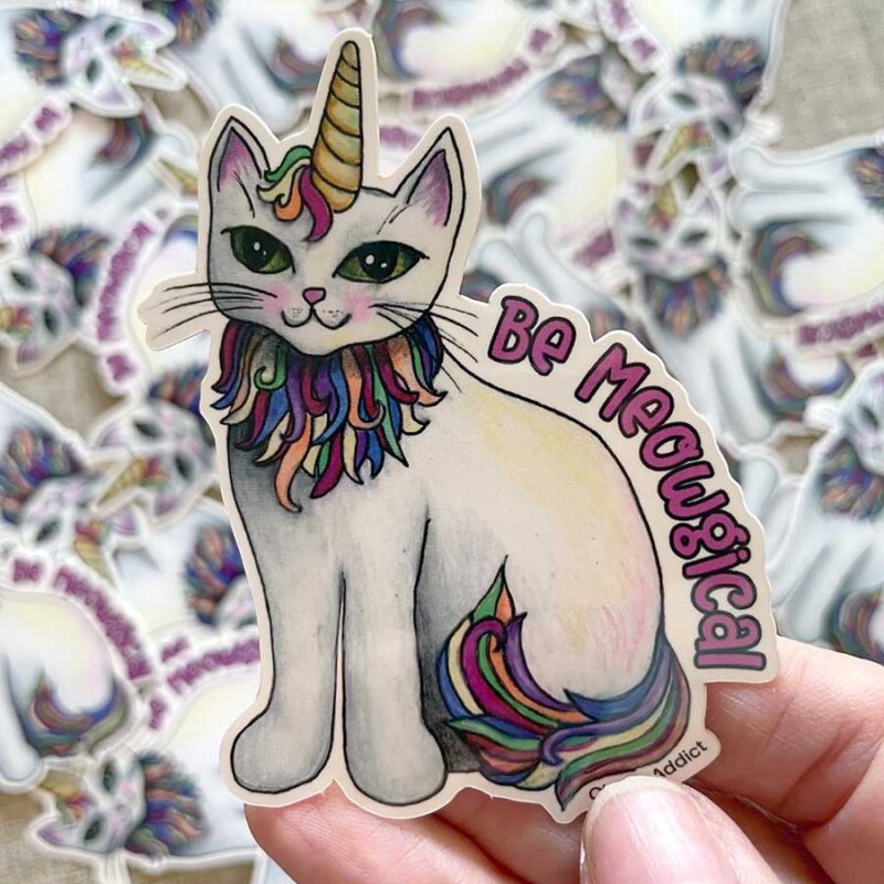 Sticker - Be Meowgical - Image 4