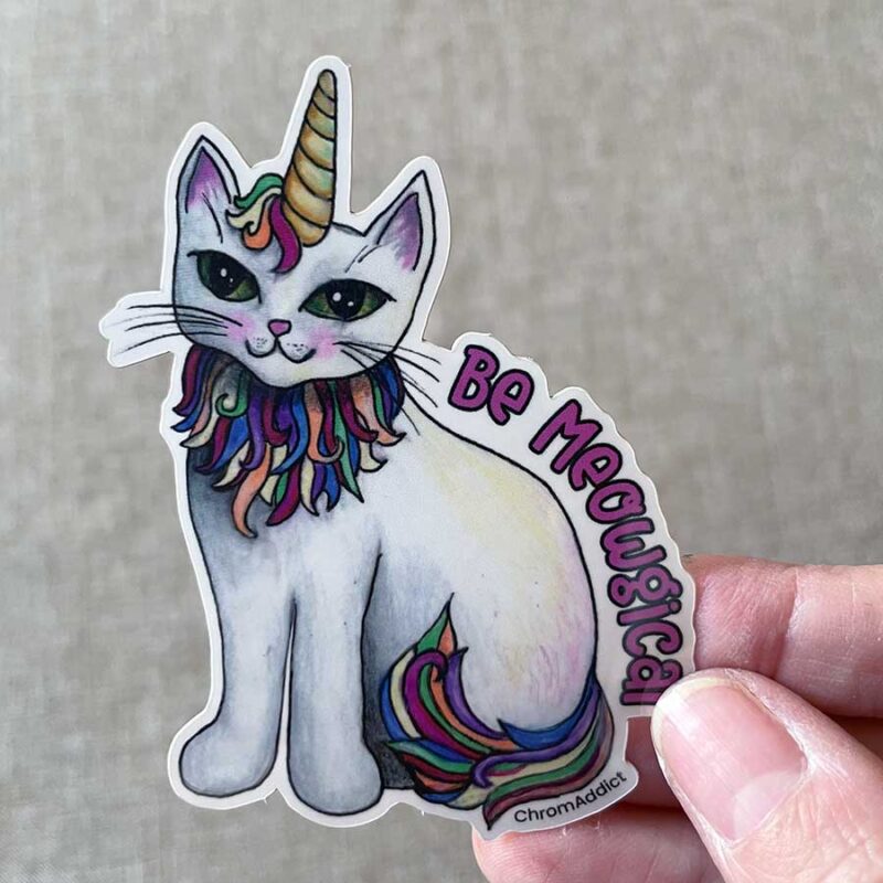 Sticker - Be Meowgical - Image 3