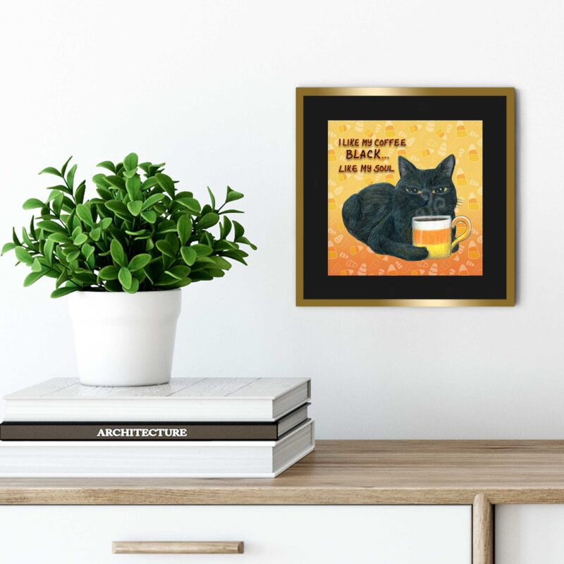 I Like My Coffee Black... Like My Soul - Art Print - Image 3