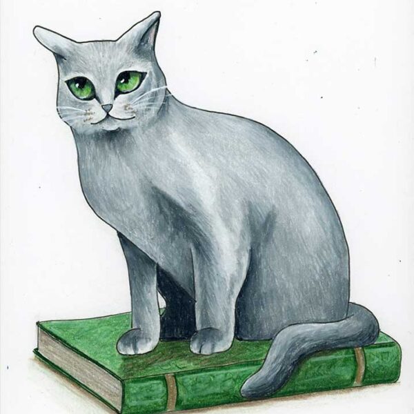 Did I Just Roll My Eyes Outloud Again Sassy Cat - Original Art