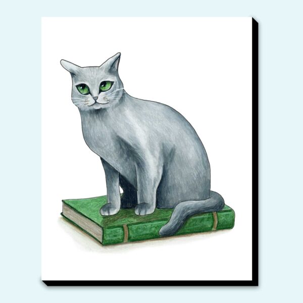 Did I Just Roll My Eyes Outloud Again Sassy Cat - Original Art