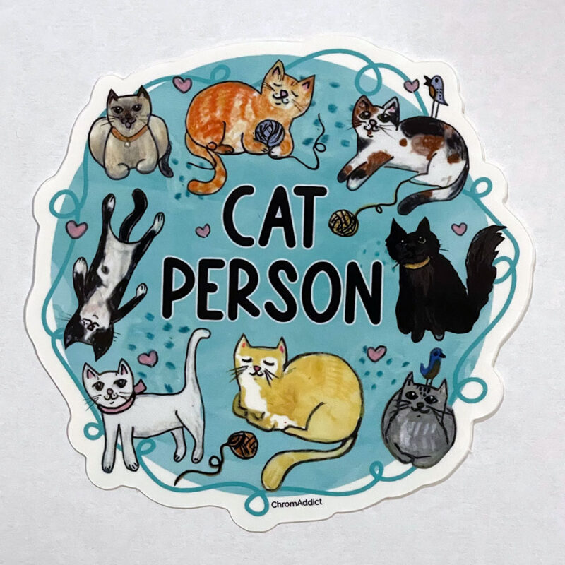 Sticker - Cat Person - Image 3