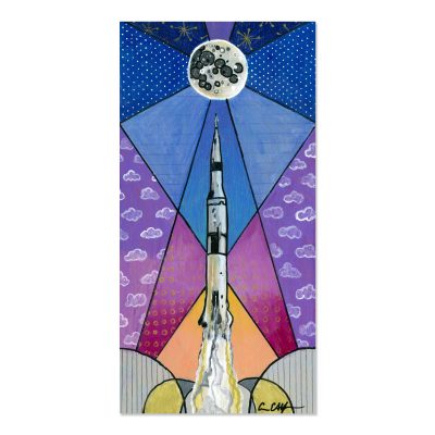Apollo 11 Launch - Art Print