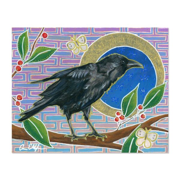 Curious Raven - Art Print