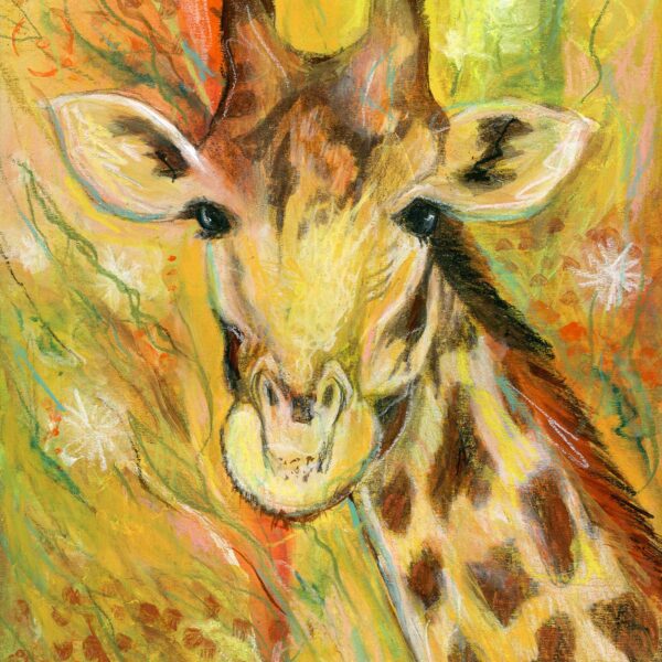 Giraffe Wishes - Original Art