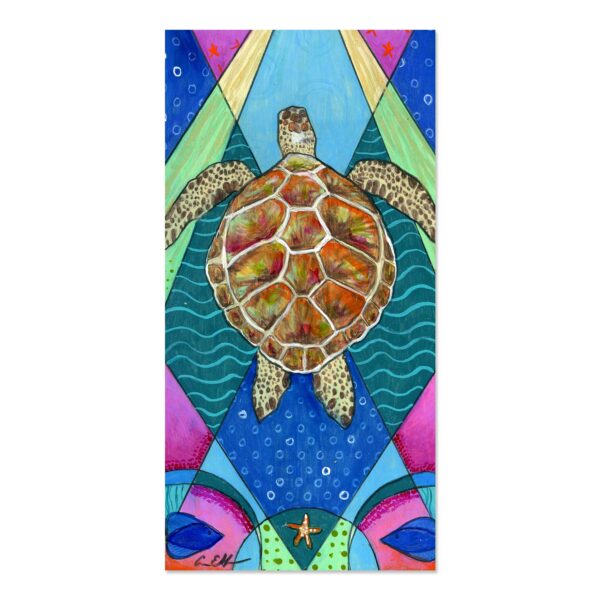 Mod Sea Turtle - Art Print
