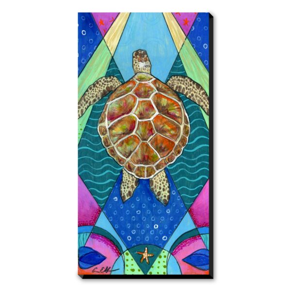 Mod Sea Turtle - Art Print