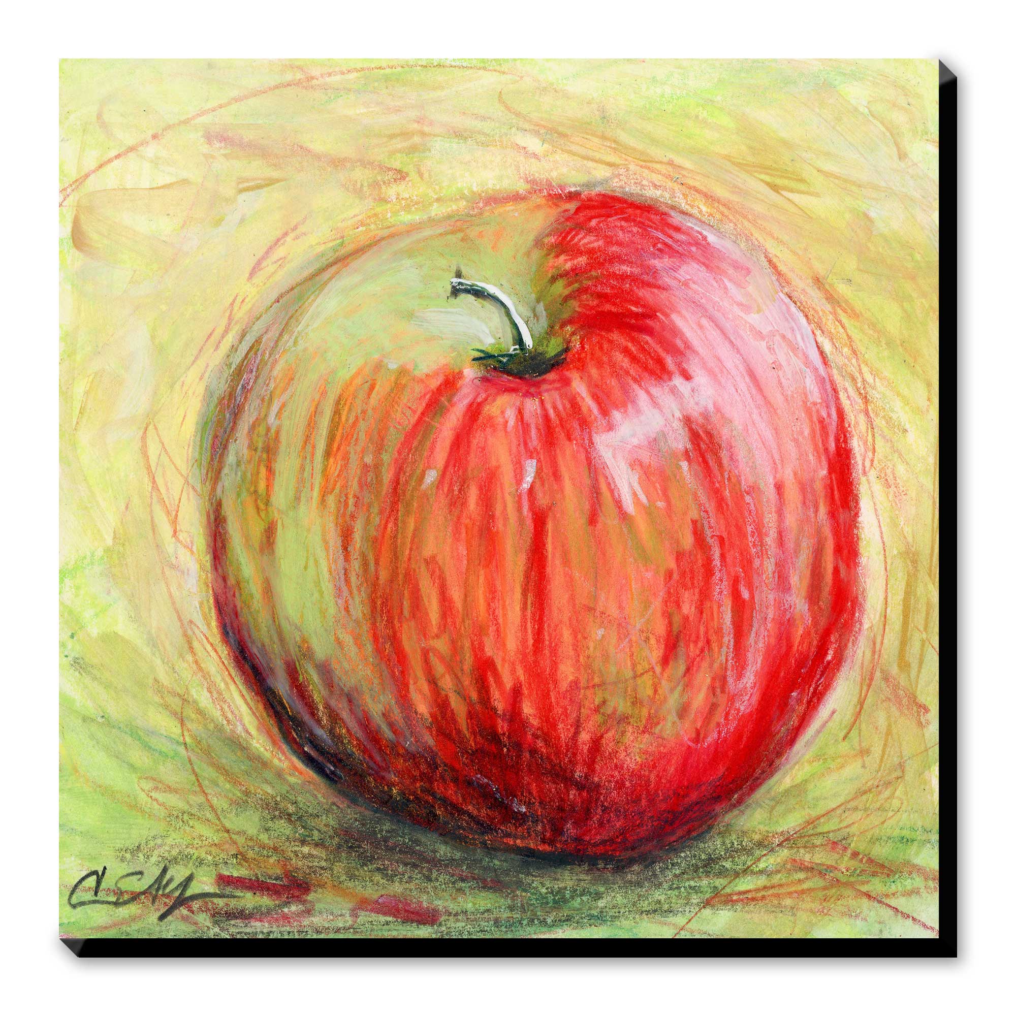 Red Apple - Original Art - ChromAddict