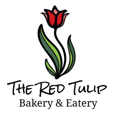 Fancy Tulip Logo - Instant Download