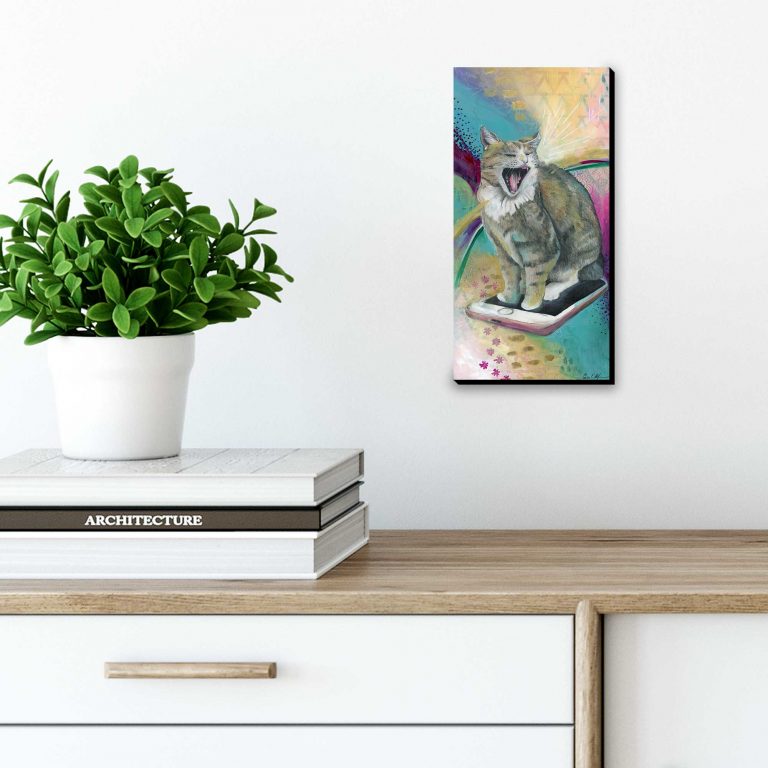 Cat's Got Your Tongue - Art Print - ChromAddict