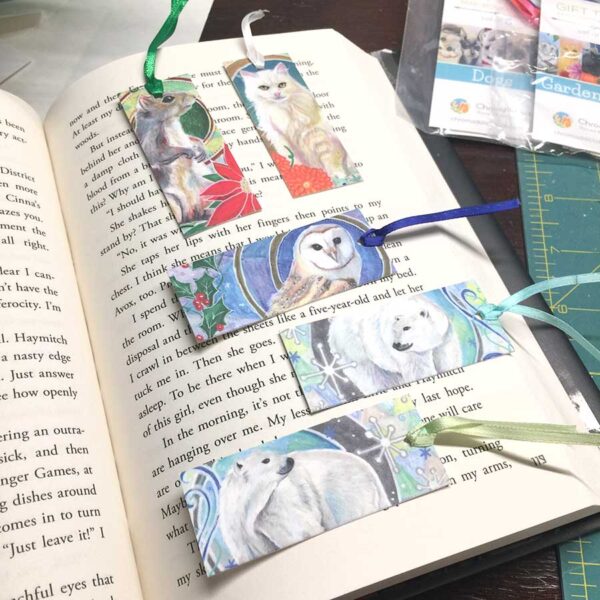 Winter Whites Mini-Bookmarks