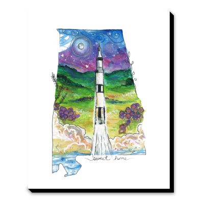 Sweet Home Saturn V - Art Print