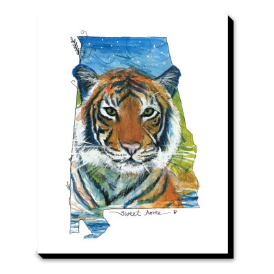 Track 'Em Tigers - Art Print