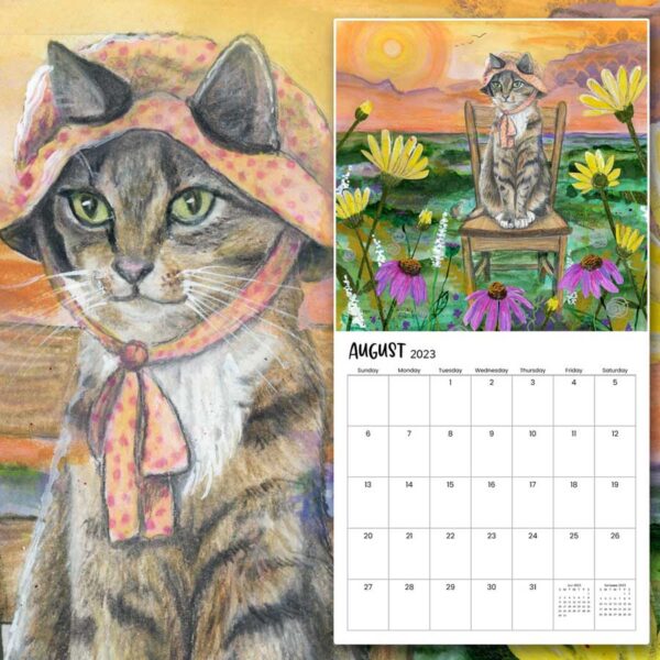 2023 Chairished Cats Mini Wall Calendar