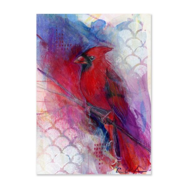 Cardinal at Dusk - Art Print