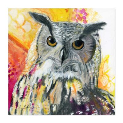 Fierce Owl - Art Print