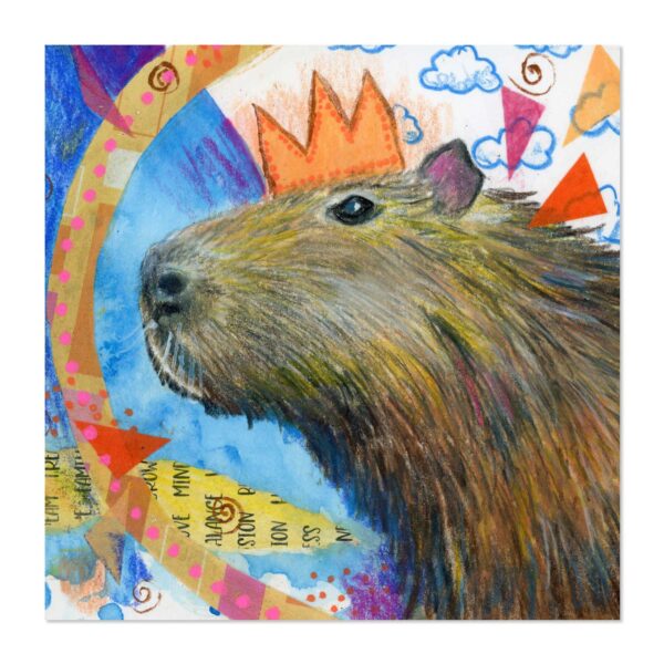 King Capybara - Art Print