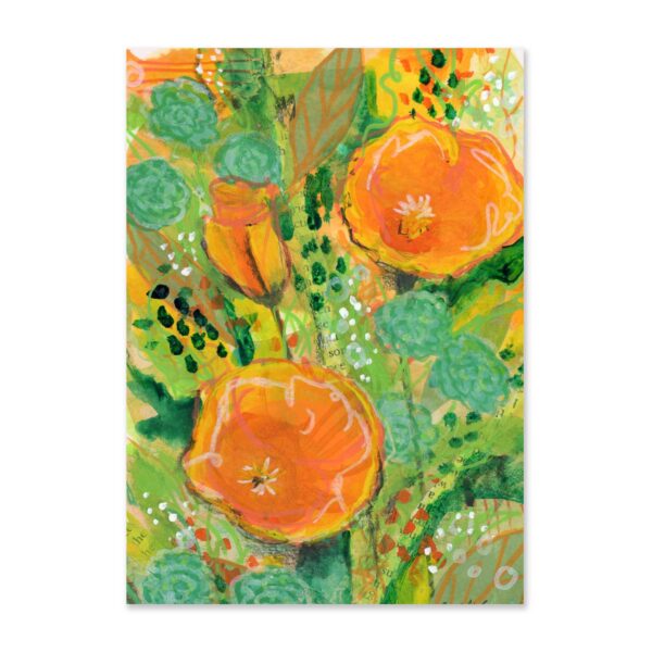 Orange Poppies - Art Print