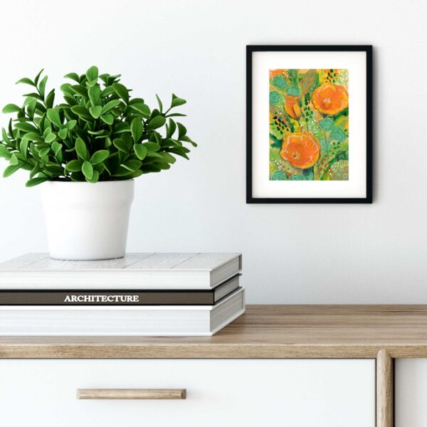 Orange Poppies - Art Print