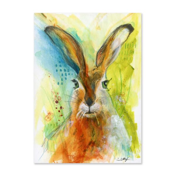 Rabbit in Late Summer - Art Print