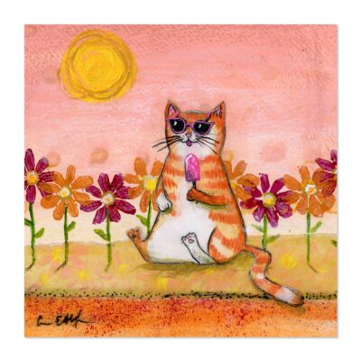 Summer Cat - Art Print