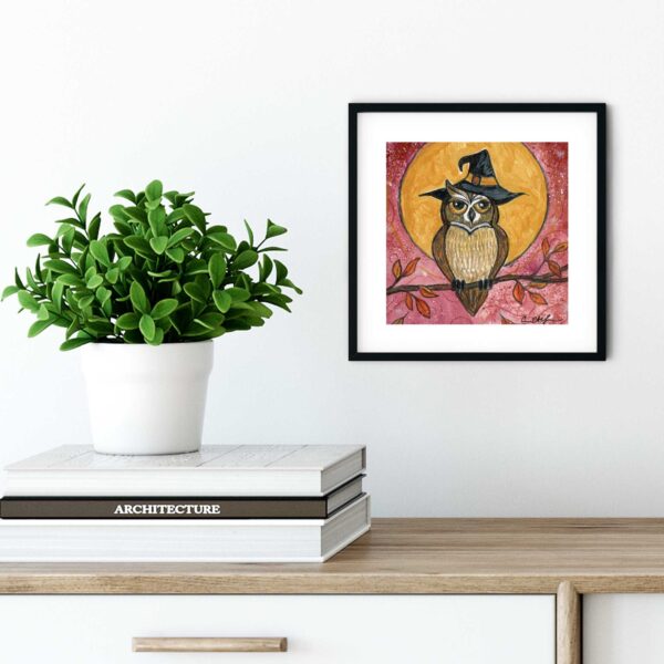 Witchy Owl - Art Print