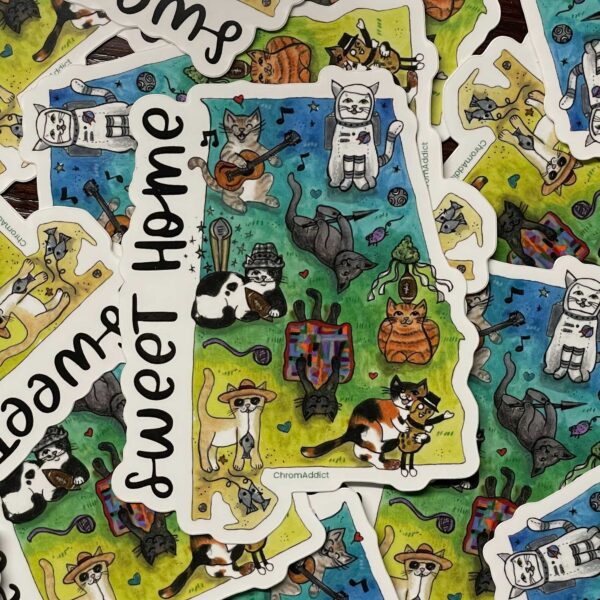 Sticker - Sweet Home Alabama Cats