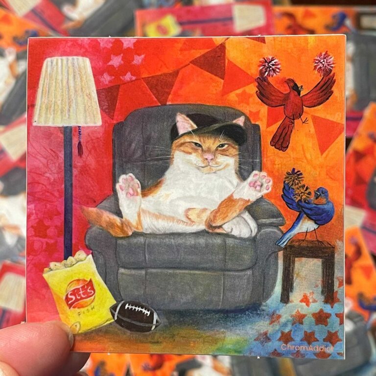 Sticker Armchair Quarterback ChromAddict