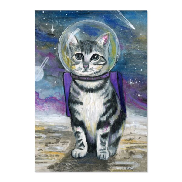 Tabby Cat Astronaut - Art Print