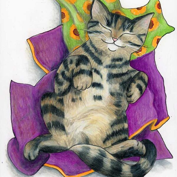 It's a Trap Sassy Cat - Original Art