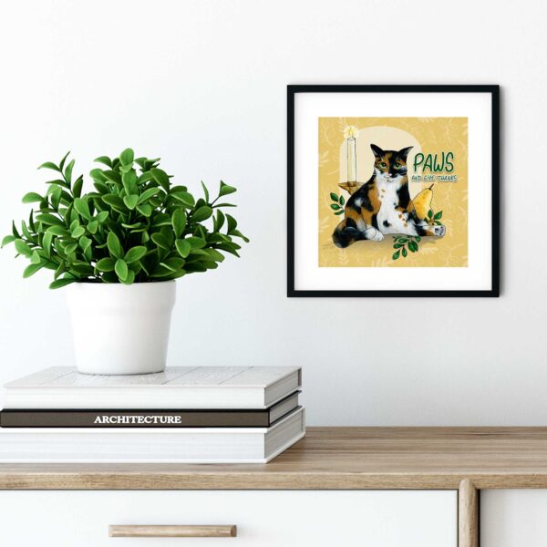 Paws and Give Thanks - Art Print