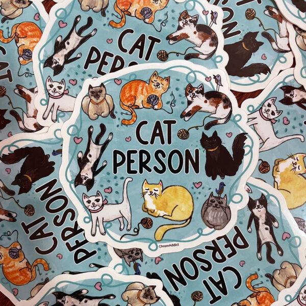 Sticker - Cat Person