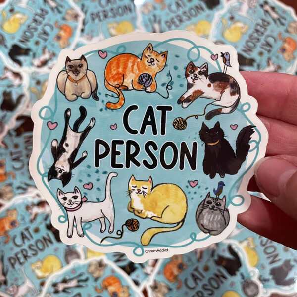 Sticker - Cat Person