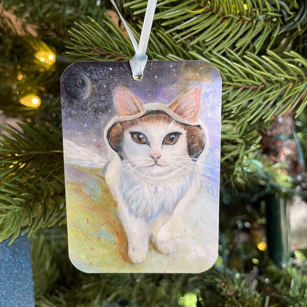 Princess Leia Cat Ornament