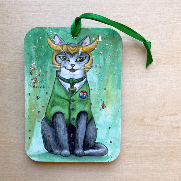 Loki for President Cat Ornament