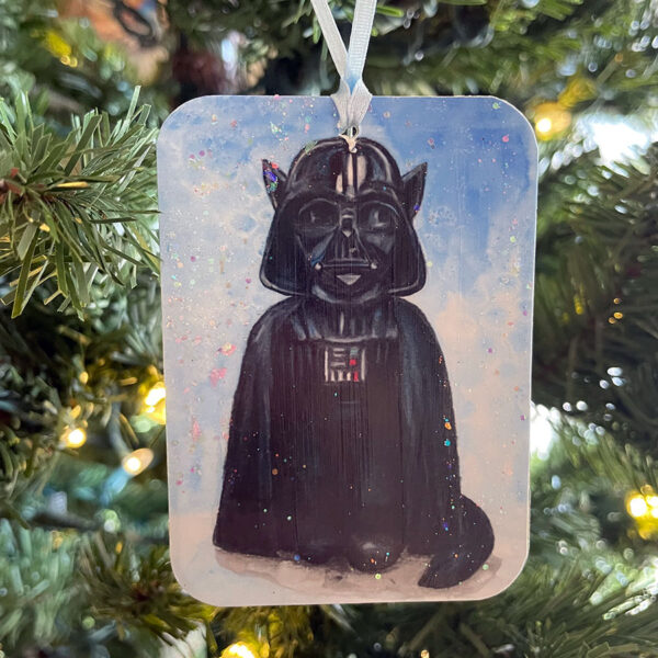 Darth Vader Cat Ornament