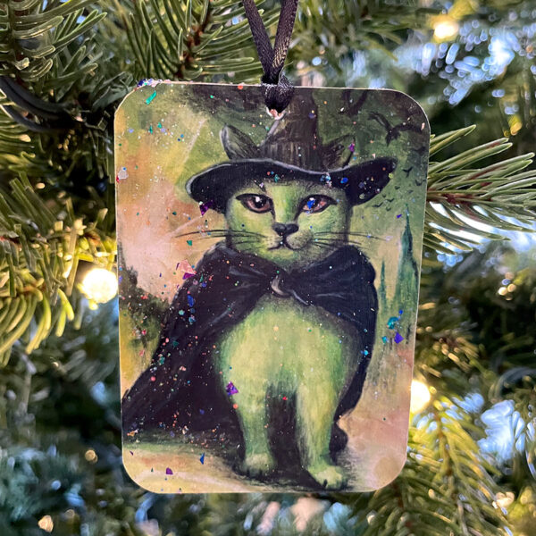 Elphaba Cat Ornament