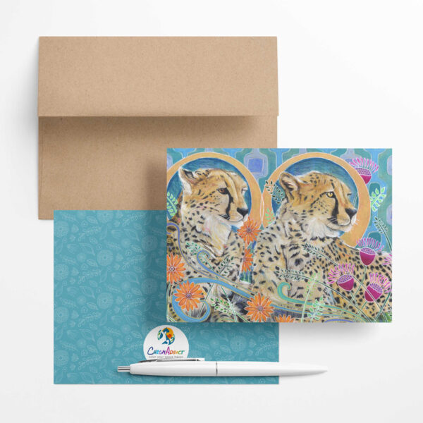 Art Nouveau Animals Card Set