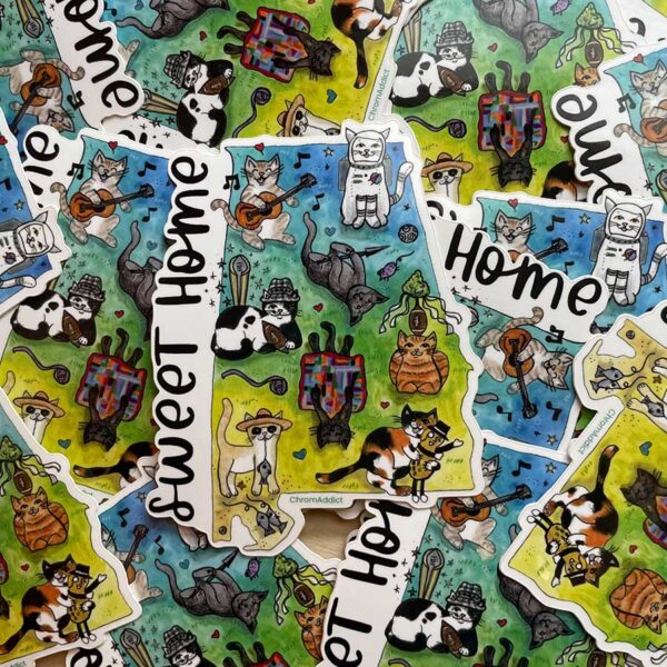 Sticker - Sweet Home Alabama Cats