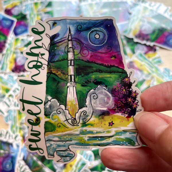 Sticker - Sweet Home Alabama Saturn V