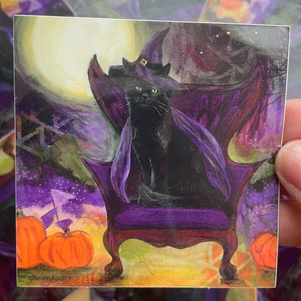 Sticker - Witch Cat
