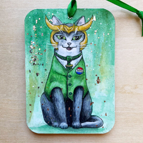 Loki for President Cat Ornament